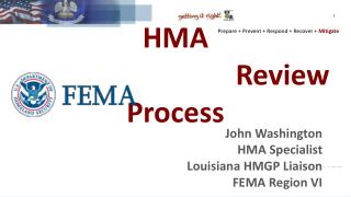 HMA 											 Review Process