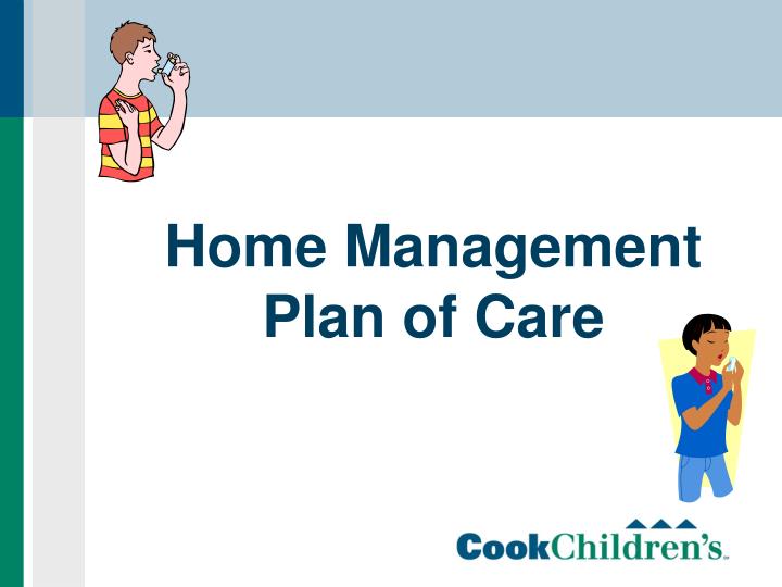 home management plan of care