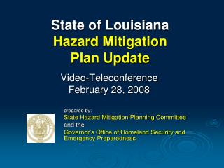 State of Louisiana Hazard Mitigation Plan Update