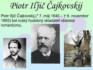 piotr i ji ajkovskij