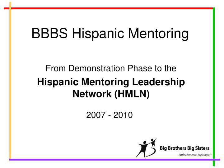 bbbs hispanic mentoring