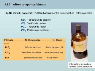 1 4 3 altres compostos binaris