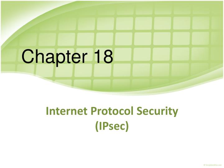 internet protocol security ipsec