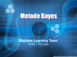 Metode Bayes - slide 1