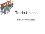Trade Unions - slide 1