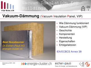 vakuum d mmung v acuum i nsulation p anel vip
