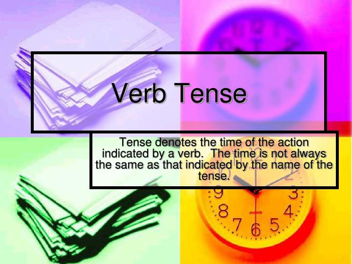 verb tense