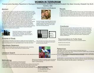 WOMEN IN TERRORISM