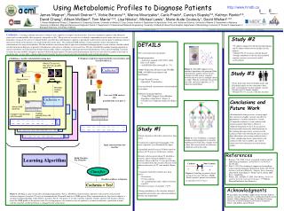 Using Metabolomic Profiles to Diagnose Patients