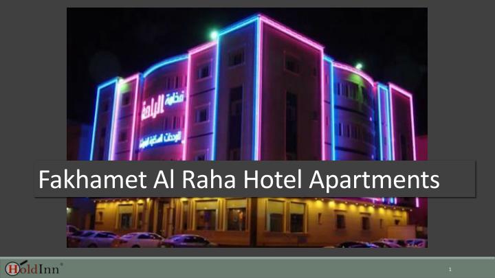 fakhamet al raha hotel apartments