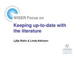 Staying Informed: Effective Strategies for Keeping Up with Latest Research - slide 1