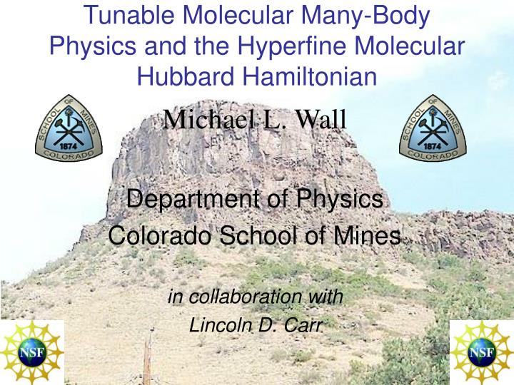 tunable molecular many body physics and the hyperfine molecular hubbard hamiltonian