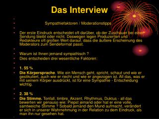 das interview