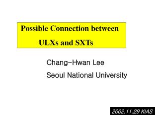 Possible Connection between ULXs and SXTs