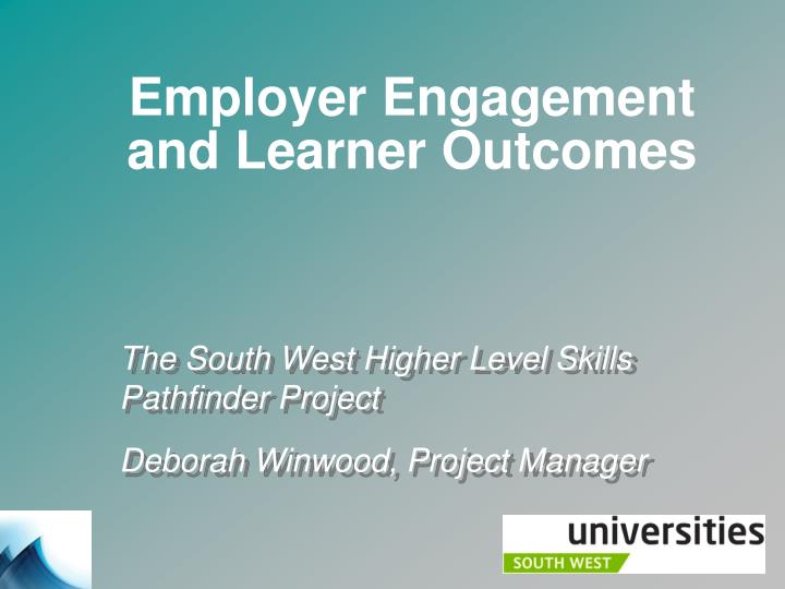 employer engagement and learner outcomes