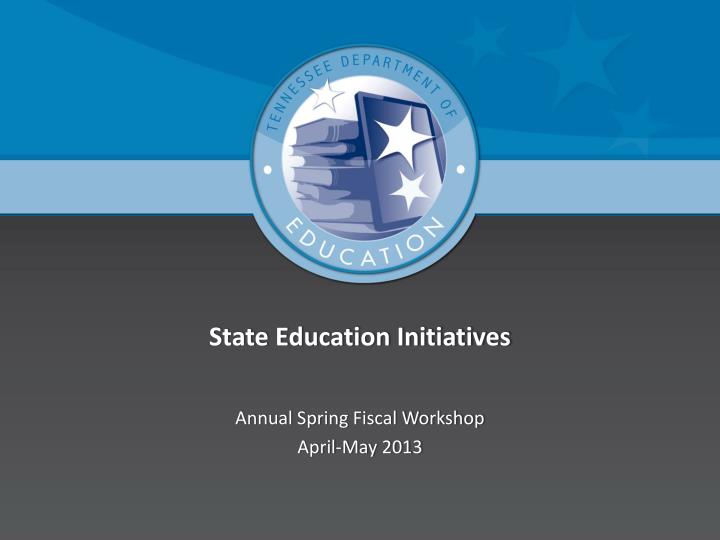 state education initiatives