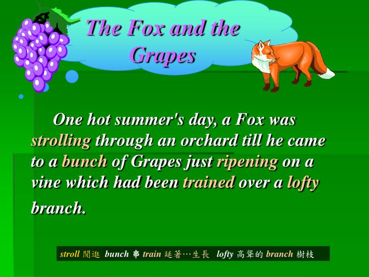 Fox and Grapes - Story Cut-outs – J. Dutta & Co.