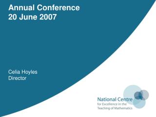 Annual Conference 20 June 2007