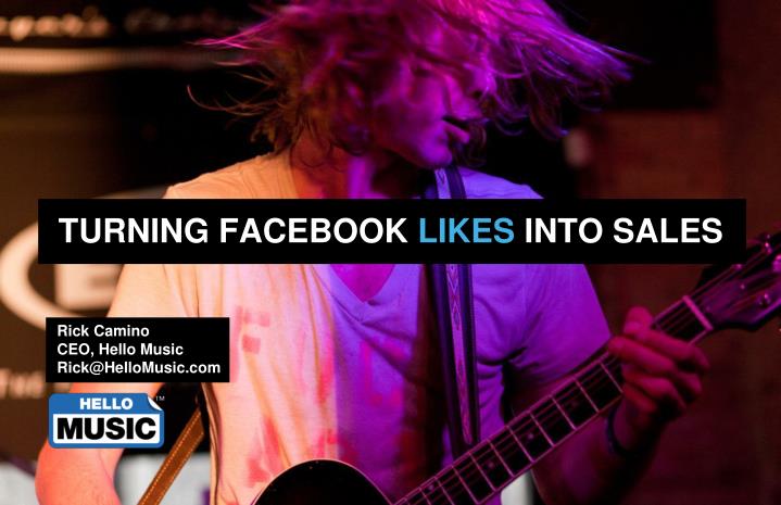 turning facebook likes into sales