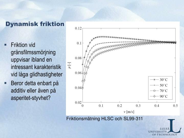 dynamisk friktion