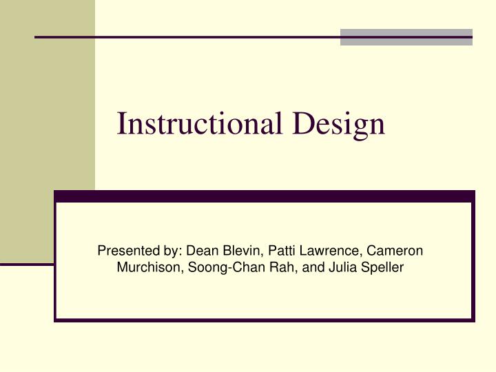 instructional design