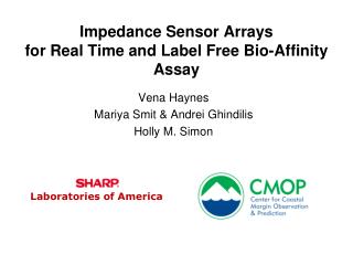 impedance sensor arrays for real time and label free bio affinity assay