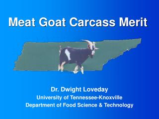Meat Goat Carcass Merit