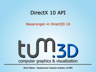 DirectX 10 API