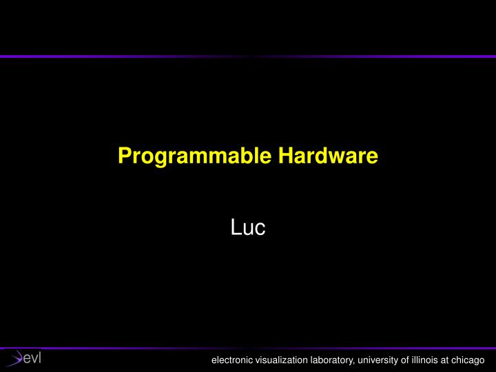 programmable hardware
