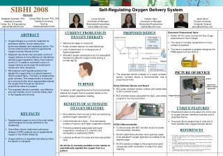 Self-Regulating Oxygen Delivery System