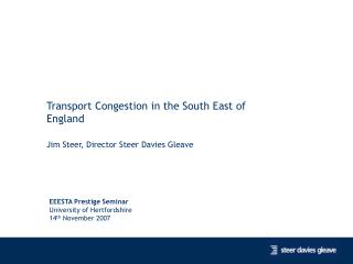 Transport Congestion in the South East of England