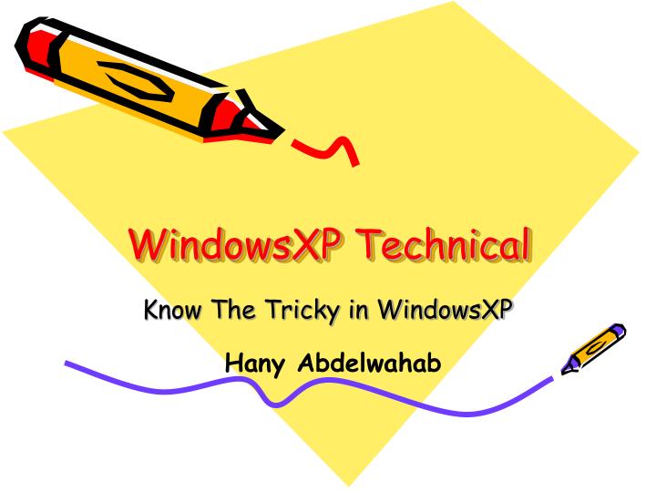 windowsxp technical