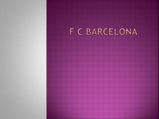 f c barcelona