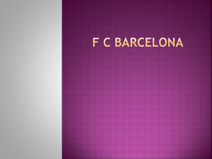 f c barcelona