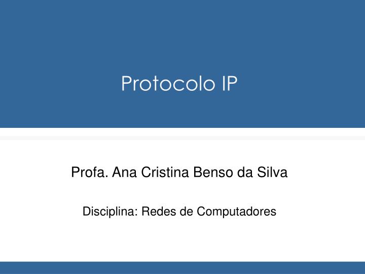 protocolo ip