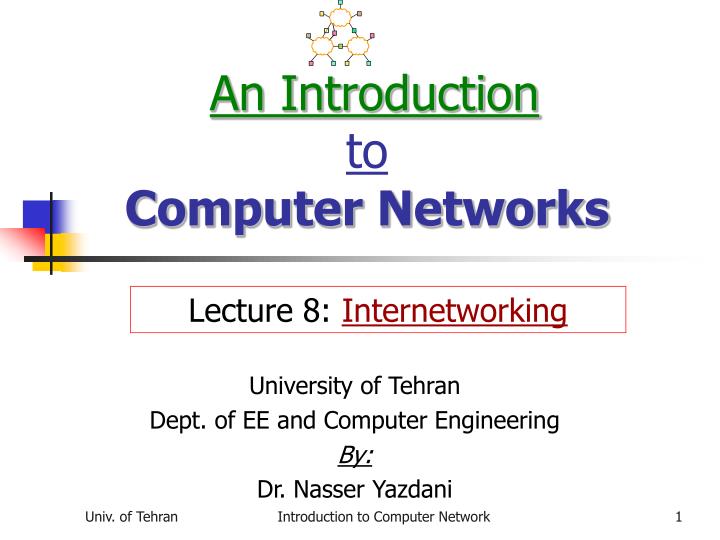 an introduction to computer networks