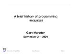 PPT - The History Of Programming Languages PowerPoint Presentation ...