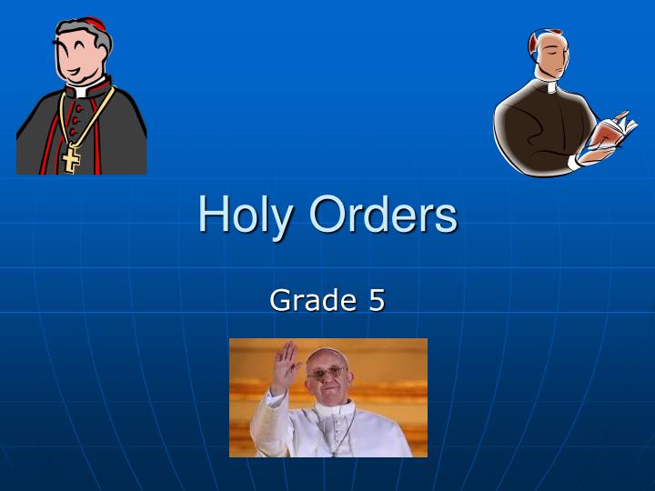 holy orders