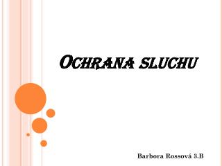 ochrana sluchu