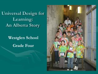 Universal Design for Learning: An Alberta Story