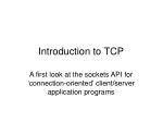 Understanding TCP and Its Benefits in Connection-Oriented Programming - slide 1