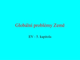 glob ln probl my zem