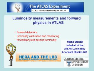 Luminosity measurements and forward physics in ATLAS forward detectors