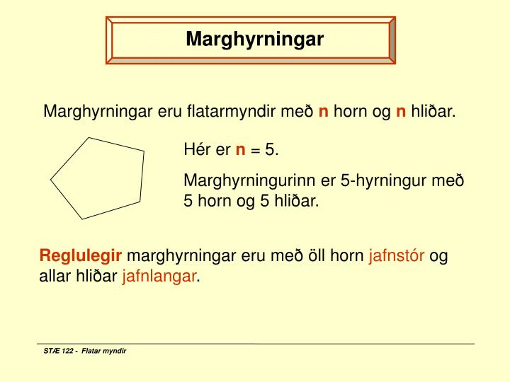 marghyrningar