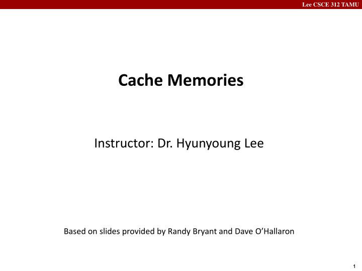 cache memories