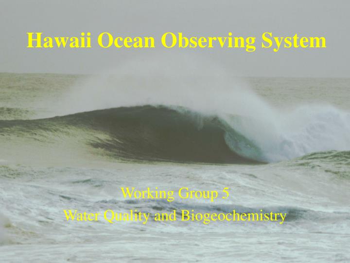hawaii ocean observing system