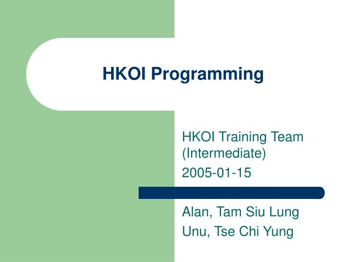 hkoi programming