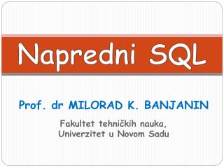 napredni sql