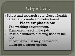 Objectives