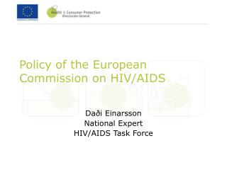 Policy of the European Commission on HIV/AIDS